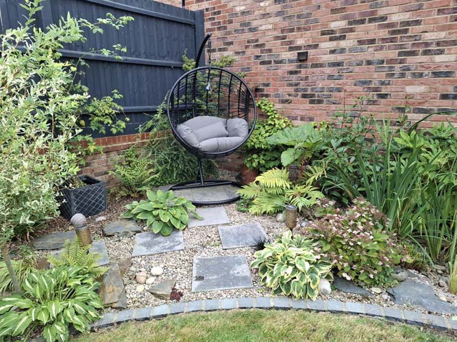 Garden makeover One Year Maturity